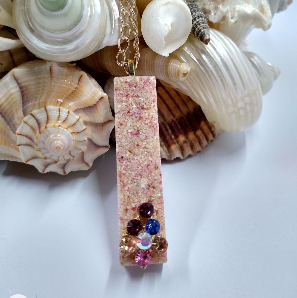 Bahamas Pink Sand Jewelry Crystals Bling